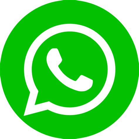 WhatsApp green logo icon