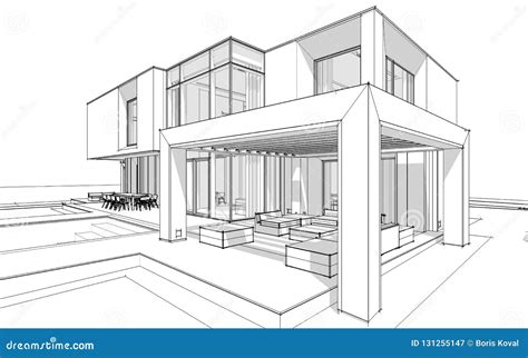 Sketch House Drawing 3D - lawofallabove-abigel