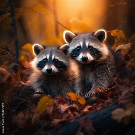 Raccoon in its Natural Habitat, Wildlife Photography, Generative AI ...