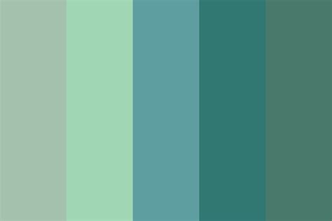 Seafoam Color Palette | Seafoam color, Seafoam green color, Blue color schemes