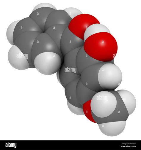 Oxybenzone sunscreen molecule. Controversial, may have hormone effects Stock Photo - Alamy