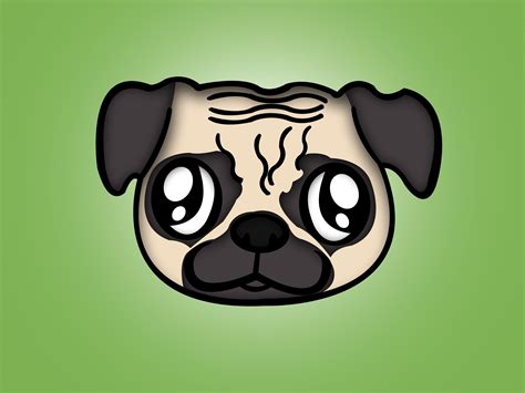 Cartoon Pugs Wallpapers - Wallpaper Cave