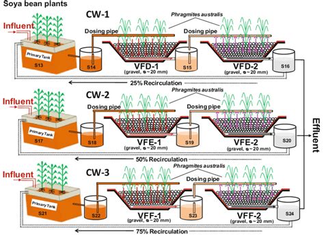 Design of vertical subsurface constructed wetland system | Download Scientific Diagram