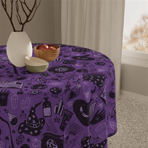 Purple Tablecloth - Etsy