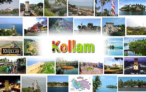 Kollam - a popular sea port destination in Kerala, India