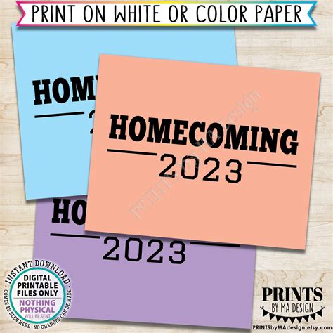 Homecoming 2023 Sign High School Homecoming 2023 College - Etsy