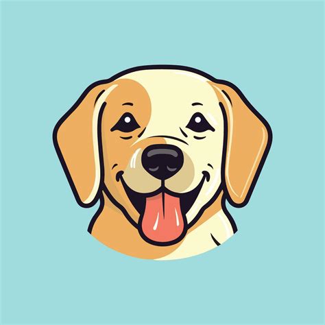 Vector labrador retriever dog illustration 25376182 Vector Art at Vecteezy