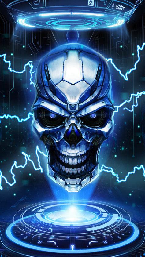 Blue Skull Wallpaper (59+ images)