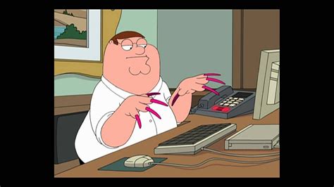 Peter Griffin Typing With Nails - Petspare