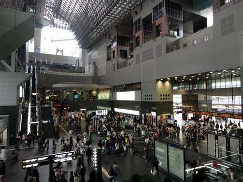 Asisbiz Kyoto Central Train station internal architecture Kansai Japan ...