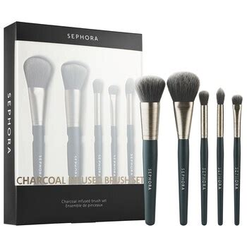 Charcoal Infused Vegan Makeup Brush Set - SEPHORA COLLECTION | Sephora