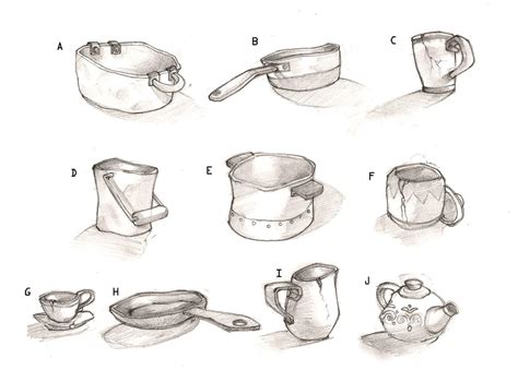 Pots And Pans Sketch at PaintingValley.com | Explore collection of Pots And Pans Sketch