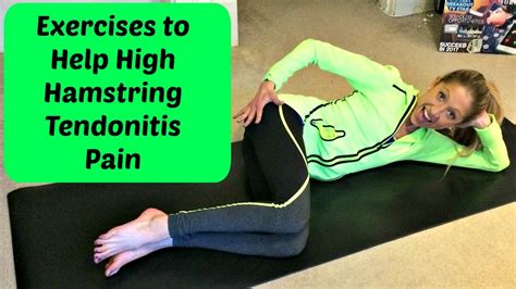 Exercises to Help High Hamstring Tendonitis Pain. Feel Better With This ...