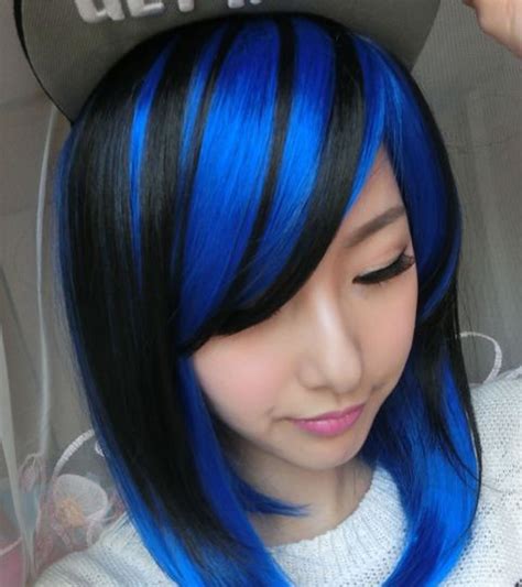 Blue hairstyles 2018-2019 - Hair Colors