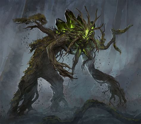 Forest God | Tree monster, Forest creatures, Dark fantasy art