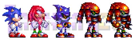 Sonic 3 Styled Metal Knuckles by TannerTW25 on DeviantArt