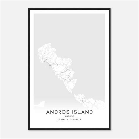 Andros Island - Custom Maps & Posters