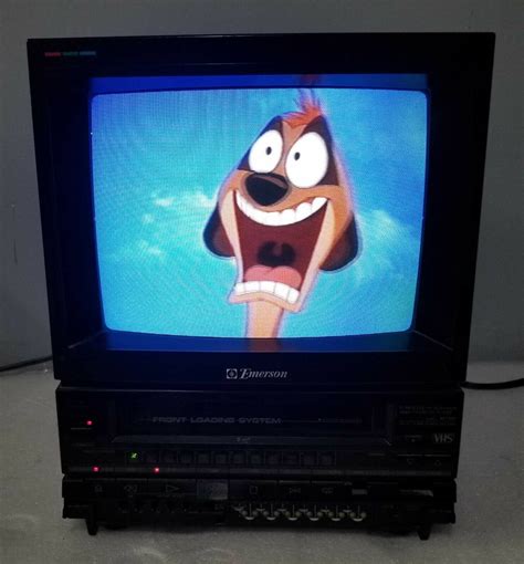 VINTAGE Emerson TV VCR Combo CRT VHS Player | Grelly USA