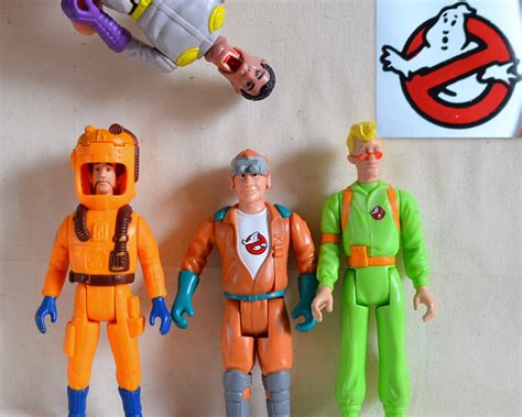 Vintage Ghostbusters Toy Lot 4 Figures 80's movie