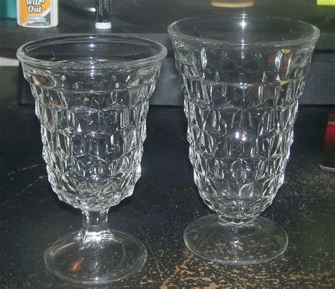 GrandmaLovesCats: Vintage Crystal Drinking Glasses