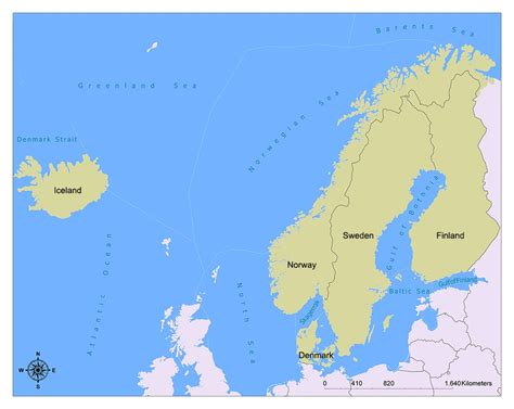 Nordic Countries/Map and Facts | Mappr