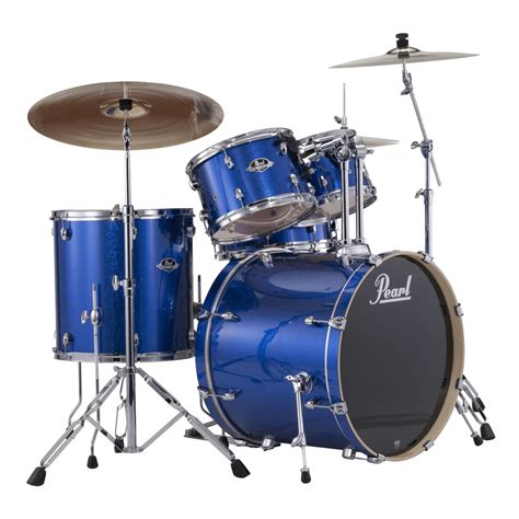 Pearl Export EXX 22'' Rock Drum Kit, Blue Sparkle at Gear4music