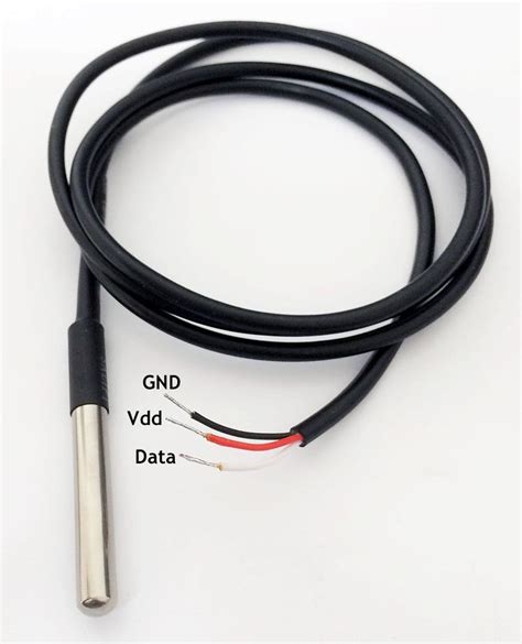 DS18B20 Waterproof Temperature Sensor Price in Pakistan – ePal.pk