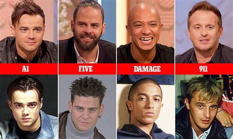 90s boy bands Five, Damage, 911, a1: Where are they now? | Daily Mail Online