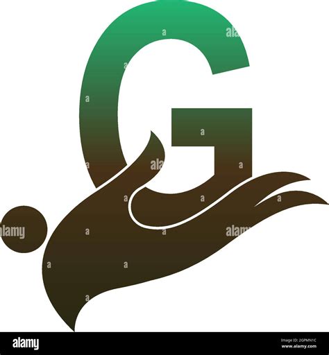 Letter G logo icon with people hand design symbol template Stock Vector Image & Art - Alamy