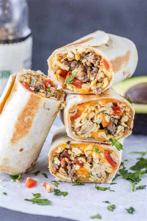 Breakfast Burrito (Freezer-Friendly Recipe) - Valentina's Corner