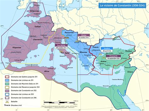 La victoire de Constantin (guerres civiles de la Tétrarchie) / victory ...