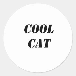 Cool Cat Stickers | Zazzle