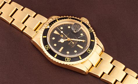 Vintage Of The Week: Gold Rolex Tiffany Submariner 1680