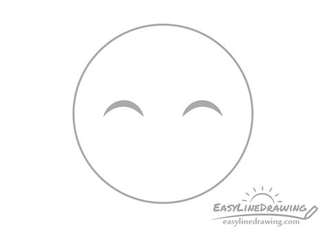 How to Draw a Smiling Face Emoji Step by Step - EasyLineDrawing