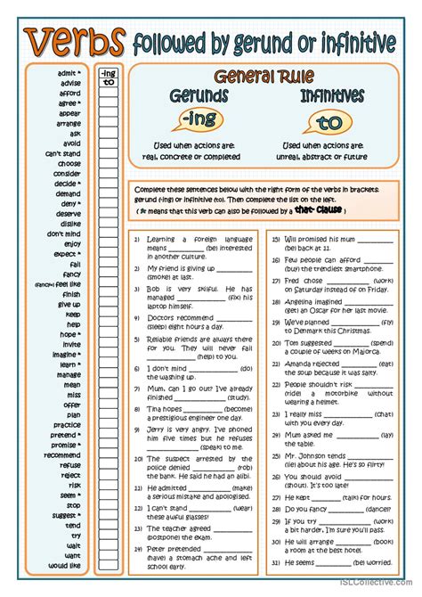 What Is Gerund Infinitive Verbs - Ideas of Europedias