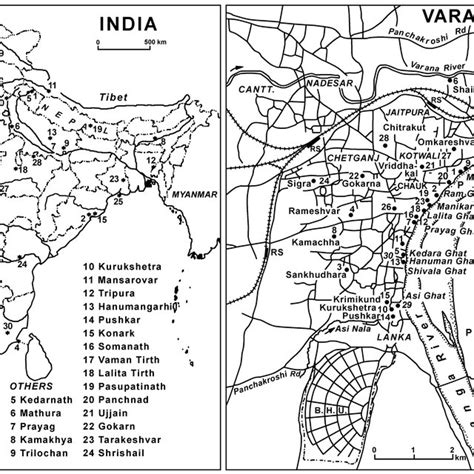 James Prinsep's map of Banaras published in 1822. | Download Scientific Diagram