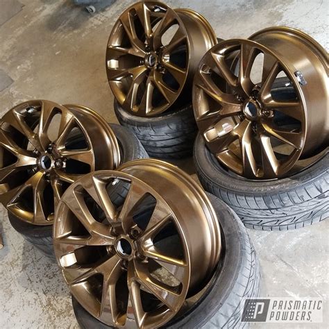 Powder Coated Wheels in a Bronze Chrome Finish | Gallery Project | Prismatic Powders