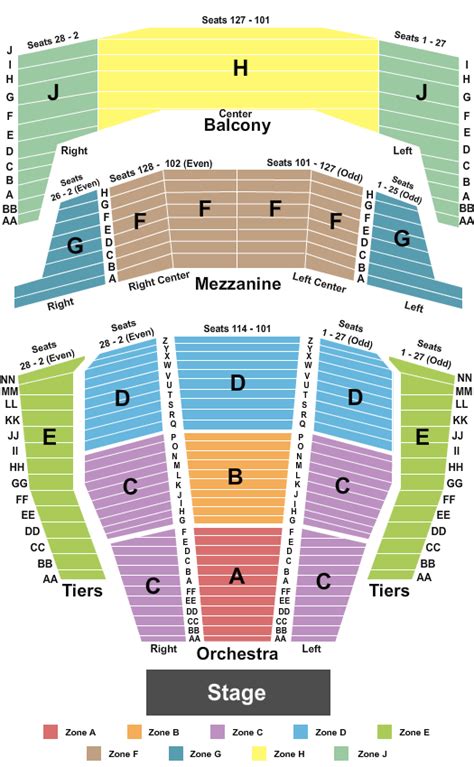 Greek Theater Berkeley Interactive Seating Chart | Review Home Decor