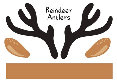 Reindeer Antlers Printable