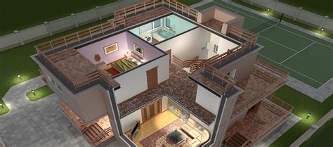 Detail Sketsa Gambar Rumah 3d Koleksi Nomer 34