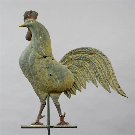 Rooster Weathervane - Jeffrey Tillou Antiques