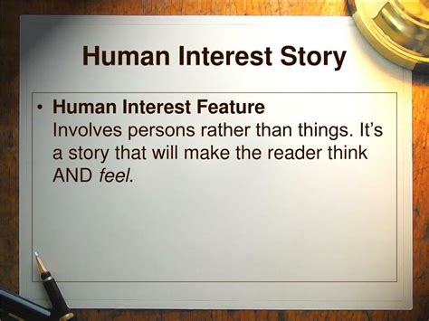 PPT - Human Interest Story PowerPoint Presentation, free download - ID:5914048