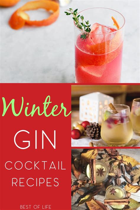 Winter Cocktails with Gin | Drink Recipes for Winter - The Best of Life