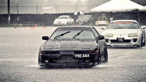 drift, Muscle Cars, Old Car, Rainbows, Rain, Sports Car, Nissan, Supra Wallpapers HD / Desktop ...