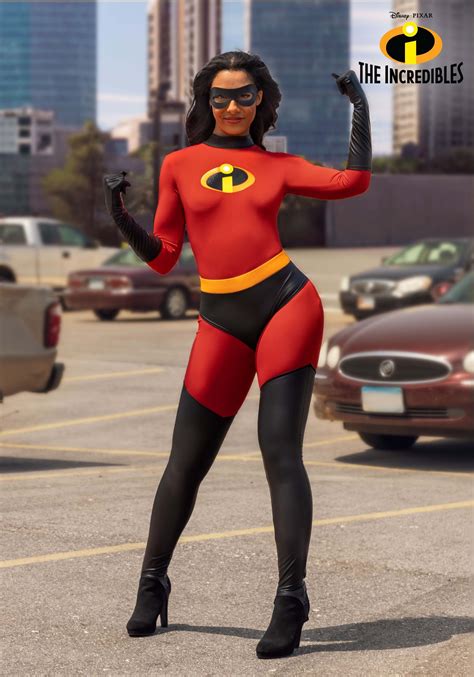 The Incredibles Deluxe Women's Mrs. Incredible Costume | Disney Costumes