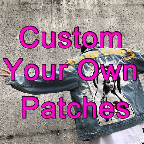 Custom Patches Embroidered Iron On Jacket Clothes Iron Logo Patches No Minimum Biker Military ...