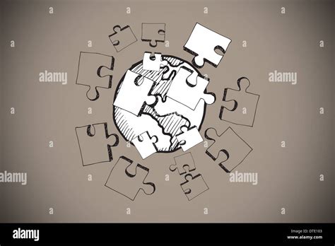 Jigsaw puzzle world map hi-res stock photography and images - Alamy