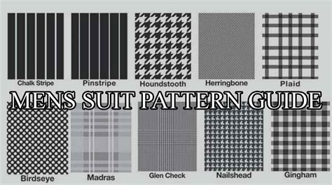 Top 10 Suit Fabrics Patterns You Should Know - Mens Suit Patterns Guide