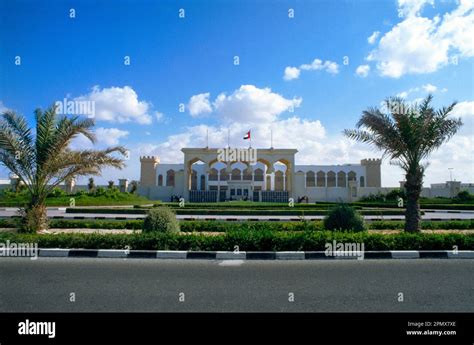 Rulers Palace Ajman UAE Stock Photo - Alamy