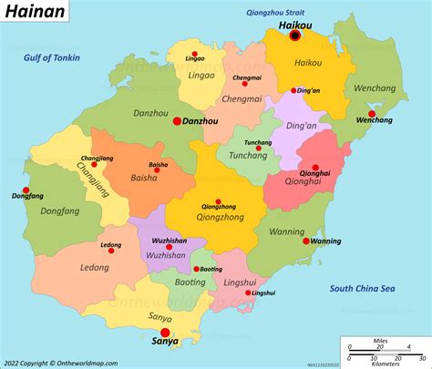 Hainan Map | China | Detailed Maps of Hainan Island